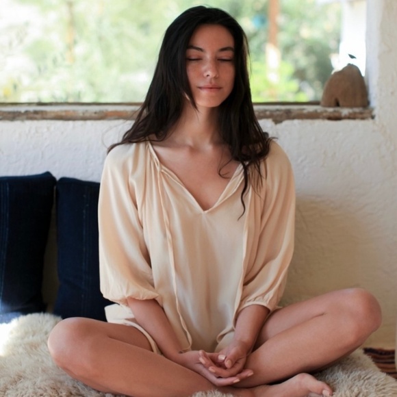 Matta Lucilla Silk Dress in Natural NWT - Picture 5 of 5